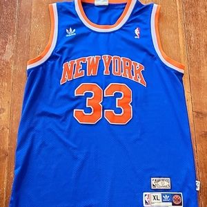NY Knicks Patrick Ewing Captain HOF Jersey from Downtown via Georgetown